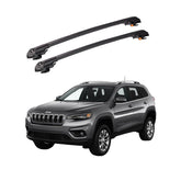 JEEP CHEROKEE (KL) 2014 et modèles ultérieurs TRX1 Thunder Carrier Barres transversales pour galerie de toit de voiture, 2 barres